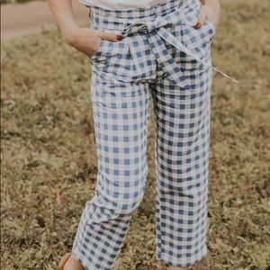 Roolee Gingham Pants